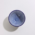 Миска керамическая Доляна «Мерцание», 150 мл, d=9,2 см, цвет синий - Фото 3