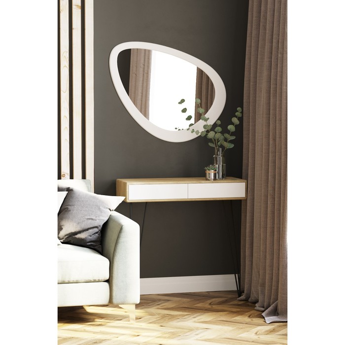 Зеркало «Телфорд вью», 875 × 770 × 16 мм, цвет белый - Фото 1