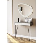 Зеркало «Телфорд вью», 875 × 770 × 16 мм, цвет белый бетон - Фото 1