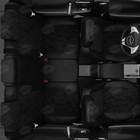 Авточехлы для KIA Rio 3 с 2011-2017 г., хэтчбек, экокожа, алькантара, цвет чёрный - Фото 8