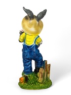 Садовая фигура из полистоуна «Зайчик дачник с бабочкой», 49×18×22 см - Фото 7