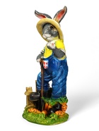 Садовая фигура из полистоуна «Зайчик дачник с бабочкой», 49×18×22 см - Фото 9