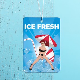 Ароматизатор подвесной Grand Caratt Ice Fresh, картонный (комплект 3 шт)