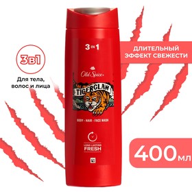 Гель для душа + шампунь OLD SPICE "Tigerclaw", 400 мл 7828343