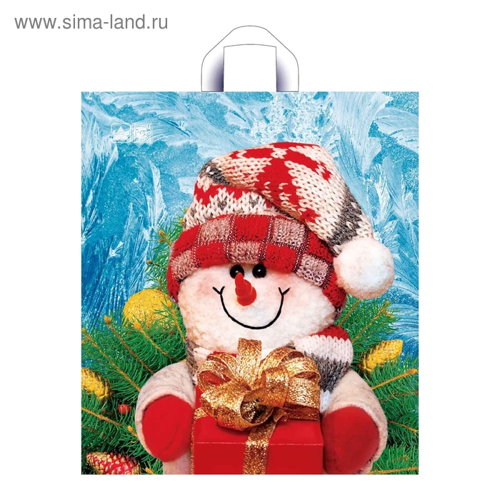 Пакет "Снеговичок", 37 мкм - Фото 1