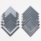 Платки носовые мужские «Этель. Анджело», 30×30 см, набор 12 шт., хлопок 100%, рисунок МИКС, серые - Фото 3