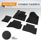 Коврики в салон автомобиля AutoFlex, Hyundai Tucson IV 2021-н.в., текстиль, графит, 5 частей, с крепежом, 5230303 7846992 - фото 4021876