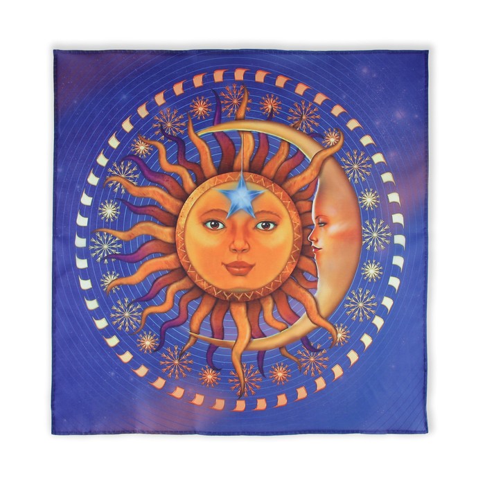 Скатерть для гадания «Солнце», 50х50 см, 16+ - фото 1905980141