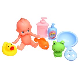 Набор игрушек для игры в ванне «Игры малыша», 7 предметов, цвет МИКС