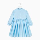 Платье для девочки MINAKU: Cotton collection цвет голубой, рост 104 - Фото 9