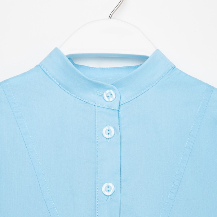 Платье для девочки MINAKU: Cotton collection цвет голубой, рост 122 - фото 1886823007