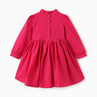 Платье для девочки MINAKU: Cotton collection цвет фуксия, рост 116 7531700 - фото 14036053