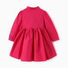 Платье для девочки MINAKU: Cotton collection цвет фуксия, рост 116 7531700 - фото 14036057