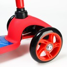 Самокат детский складной «Человек-Паук», колеса PU 120/80 мм, ABEC 7, цвет красный - Фото 7