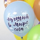 Шар латексный 12'' «С ДР! Король песочницы!», шелкография, 1-сторонний, 5 дизайнов, набор 25 шт., МИКС - фото 23581658