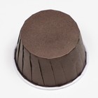 Форма для выпечки "Маффин", коричневый, 5 х 4 см - Фото 3