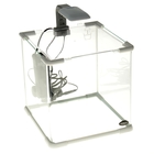 Аквариум-нано прямоугольный + фильтр HL-BT200 и LED лампа I-20, 15л, белый - Фото 1