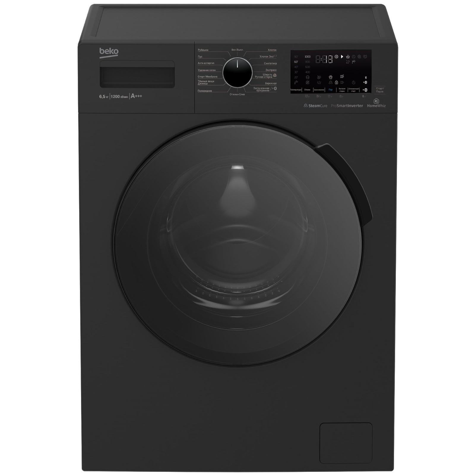 Стиральная машина Beko WSPE6H616A, класс А, 1200 об/мин, 6.5 кг, черная  (7343628) - Купить по цене от 33 867.00 руб. | Интернет магазин SIMA-LAND.RU