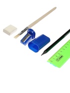 Папка для труда А4, 325×230×25 мм, молния вокруг, откидная планка, пластиковая, ПТР-1 «Джойстик», с наполнением 8 предметов  (артикул 7800005)  большой выбор товаров оптом и в розницу по низким ценам с доставкой