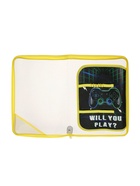 Папка для труда А4, 325×230×25 мм, молния вокруг, откидная планка, пластиковая, ПТР-1 «Джойстик», с наполнением 8 предметов  (артикул 7800005)  большой выбор товаров оптом и в розницу по низким ценам с доставкой