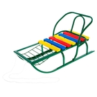 Санки «Вятские-6 ш», цвет зеленый - Фото 1