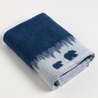 Полотенце махровое Love Life Winter dream, 50×90 см, хлопок 100%, синее - Фото 3