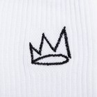 Носки MINAKU «Crown», цвет белый, р-р 36-37 (23 см) - Фото 2