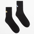 Носки MINAKU «Space», цвет чёрный, размер 40-41 (27 см) - Фото 1