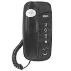 Проводной телефон Texet TX 238, повторный набор, тональный набор, индикатор, черный - Фото 1
