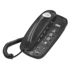 Проводной телефон Texet TX 238, повторный набор, тональный набор, индикатор, черный - Фото 2