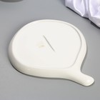 Блюдо керамическое керамическая для подачи «Хинкали», 22.5 х 26.5 см, цвет белый - фото 4350226