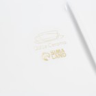 Блюдо керамическое керамическая для подачи «Хинкали», 22.5 х 26.5 см, цвет белый - фото 4350227