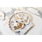 Соусник керамический «Морская ракушка», 8.5 х 15 см., цвет белый - фото 4350245