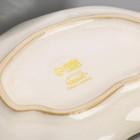 Соусник керамический «Морская ракушка», 8 х 13 см., 25 мл., цвет белый - фото 4350279