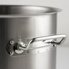 Кастрюля Hanna Knövell HoReCa, 12 л, толщина 0.8 мм, 201 сталь, дно 3 мм, с теплораспределительным слоем, индукция, нержавеющая сталь - Фото 4