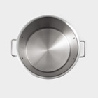 Кастрюля Hanna Knövell HoReCa, 20 л, толщина 0.8 мм, 201 сталь, с крышкой, нержавеющая сталь - Фото 7