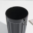 Стакан керамический граненый «Черный», 230 мл, цвет чёрный - Фото 2
