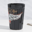 Стакан гранёный керамический True man, 230 мл - Фото 2