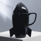 Кружка керамическая «Мужик», 300 мл, цвет чёрный - Фото 3