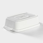 Мармит из жаропрочной керамики двойной Magistro «Бланш», 1.1 л, 26.5×16×6.5 см, белая - Фото 7