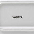 Мармит из жаропрочной керамики двойной Magistro «Эстет», 1,1 л, 26,5×16×6,5 см, цвет белый - Фото 9