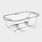 Мармит из жаропрочной керамики двойной Magistro «Бланш», 1.1 л, 26.5×16×6.5 см, белая - Фото 10