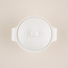 Кастрюля SL Home «Санторини», 750 мл, 19×16×7.5 см, жаропрочная керамика, белая - Фото 6