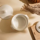 Кастрюля SL Home «Санторини», 750 мл, 19×16×7.5 см, жаропрочная керамика, белая - Фото 10