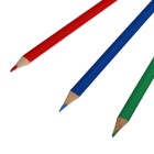 Карандаши 18 цветов Calligrata "Машинка", корпус треугольный (деревянный) - Фото 3