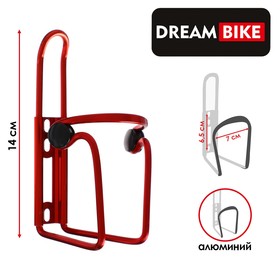 Флягодержатель Dream Bike, F3, алюминиевый, цвет красный