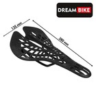 Седло Dream Bike спорт, пластик, цвет чёрный - фото 9694965
