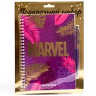 Подарочный набор: ежедневник А5 "Marvel", на гребне, 60 листов и ручка, Мстители - Фото 5