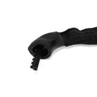 Замок навесной велосипедный LOCKLAND, кодовый, 6×1000 мм, цепь, цвет черный - Фото 9