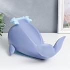 Сувенир полистоун подставка под бутылку "Голубой кит" 14,5х18х27 см - фото 6587246
